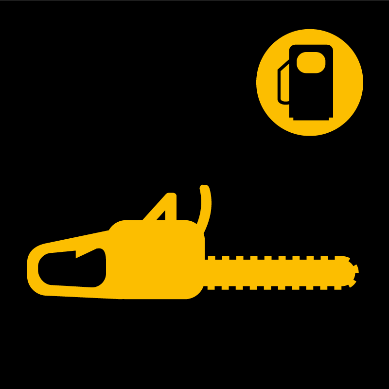 Petrol chain saws